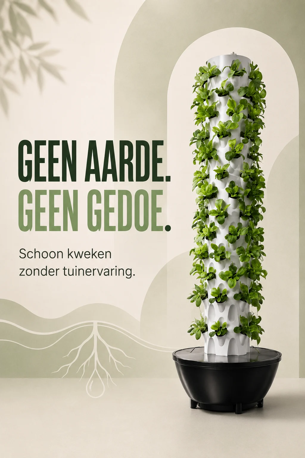 No soil and no hassle with clean growing