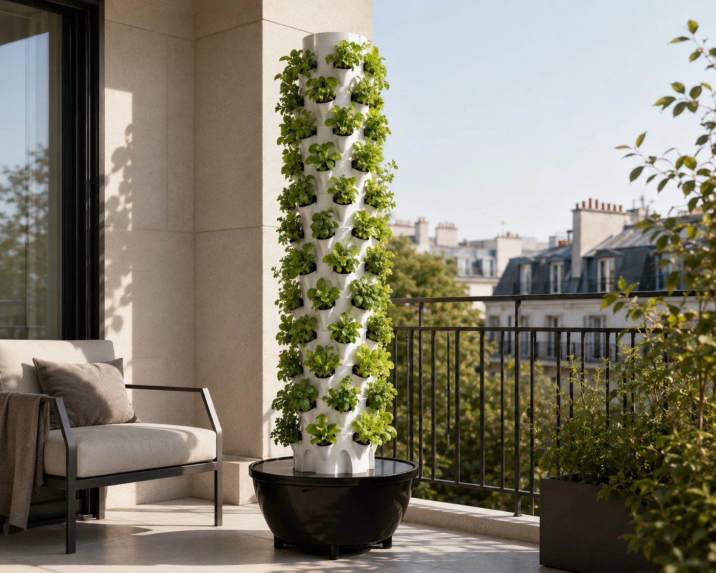 UV400 Protected Mazah Tower on balcony