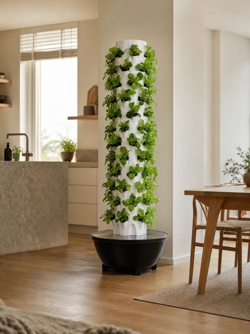 Mazah Dana Tower in a bright kitchen and dining room